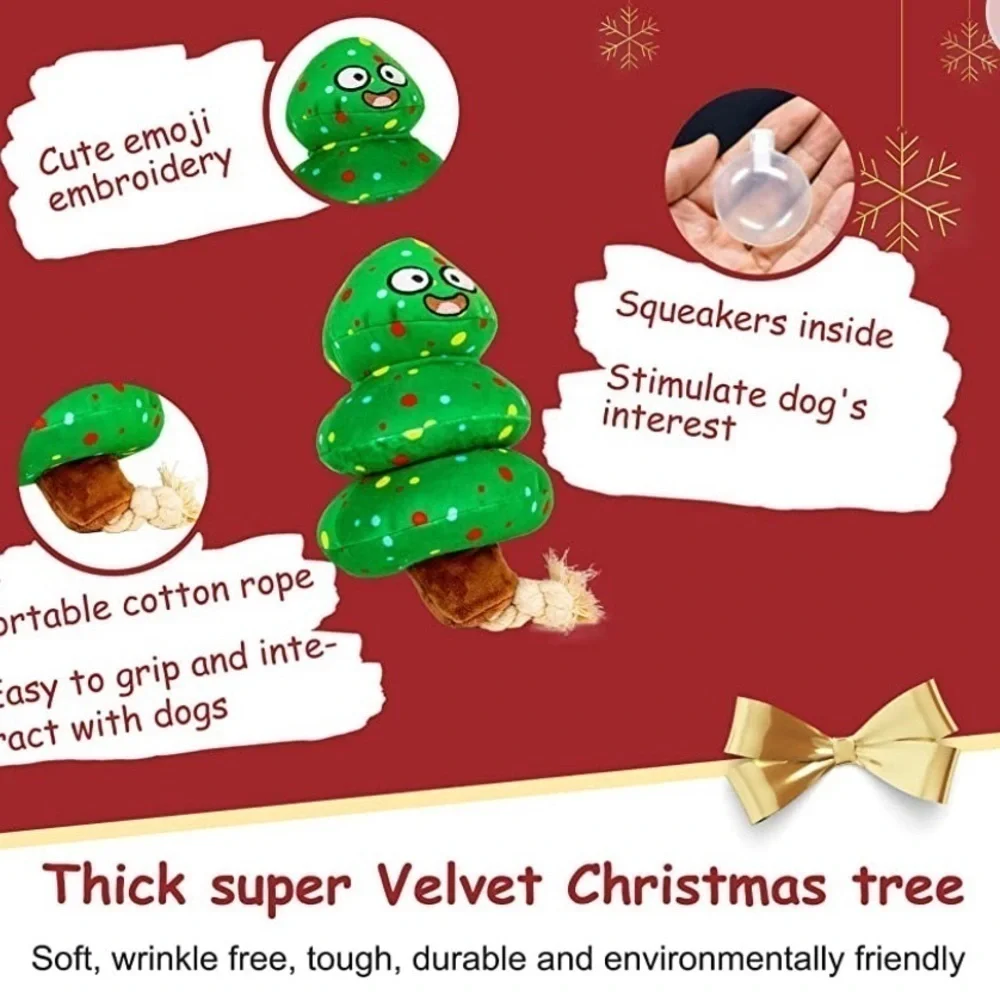 Whistle Pet Christmas Dog toys set of three